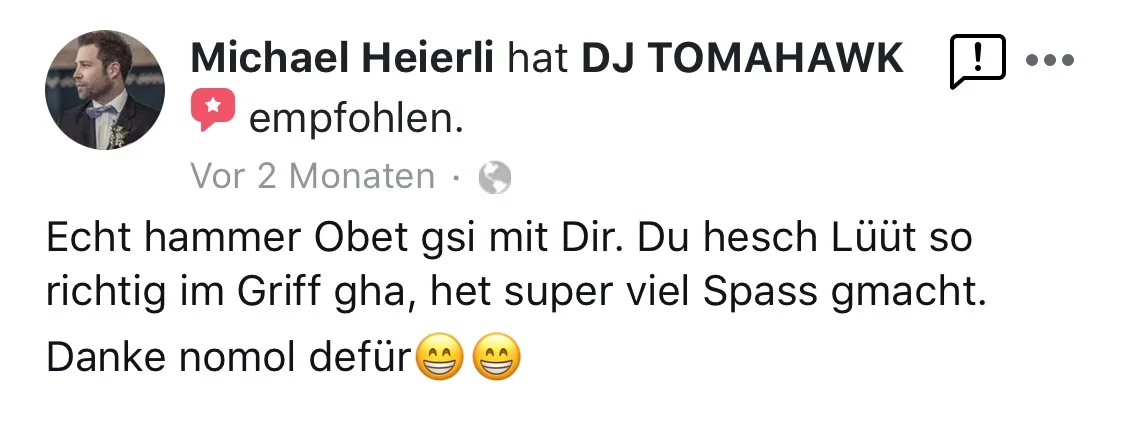 Bewertungen von DJ Tomahawk