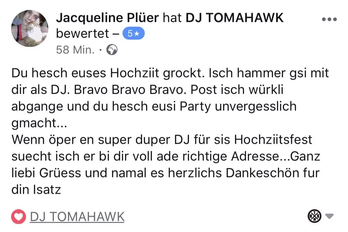Bewertungen von DJ Tomahawk
