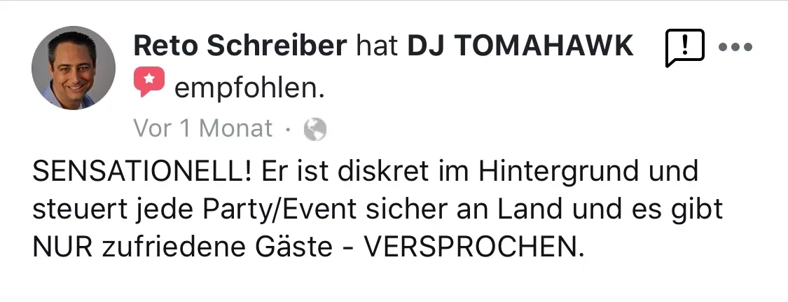 Bewertungen von DJ Tomahawk