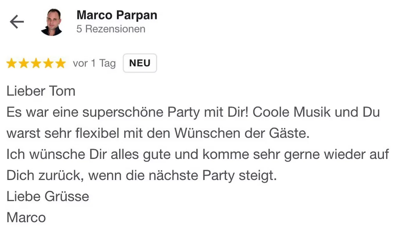 Bewertungen von DJ Tomahawk