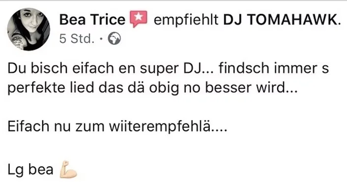 Bewertungen von DJ Tomahawk