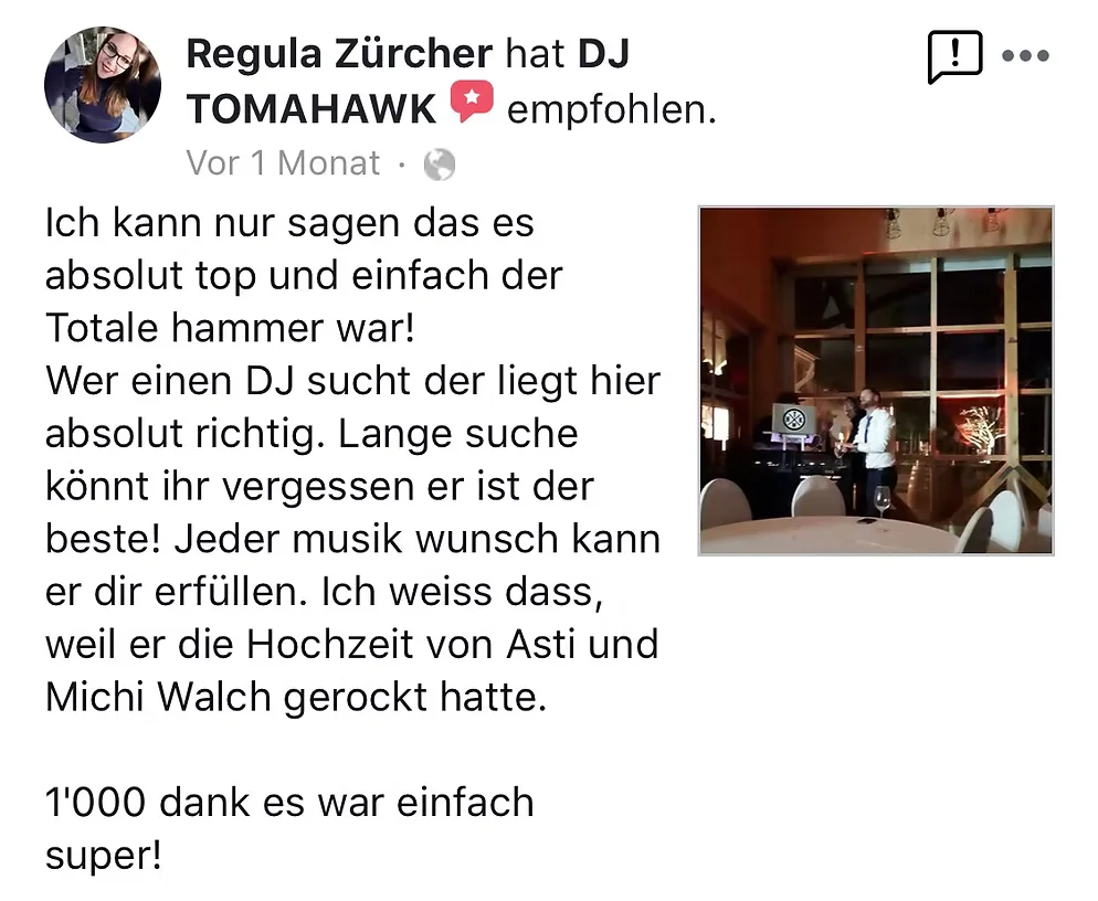 Bewertungen von DJ Tomahawk