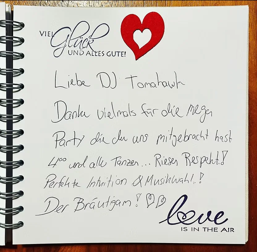 DJ GÄSTEBUCH
